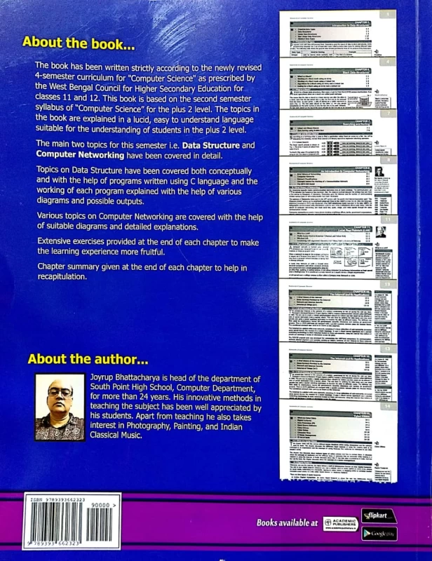 Rudiments of Computer Science for Class 11 (Semester 2) | 4th Edition By J. Bhattacharyya | Academic Publishers - Image 2 by 
